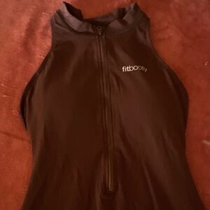 Women's Brown Workout Jumpsuit